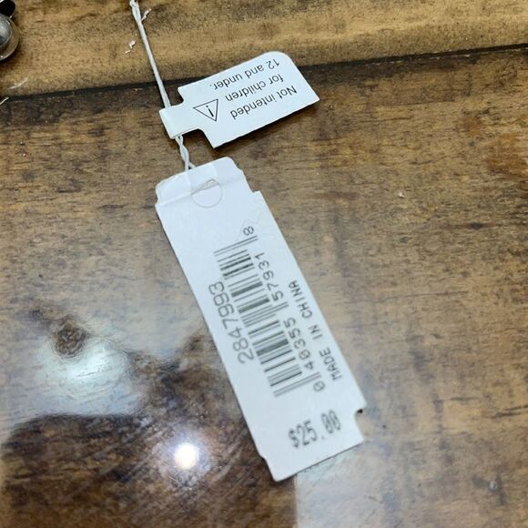 NWT Robert Rose bi color gold silver bead necklace - Picture 8 of 10